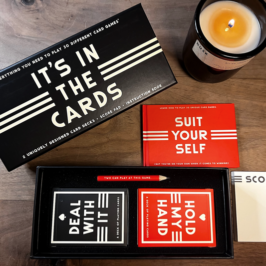 It's in the Cards card game set by Allied Goods, perfect for strategy and fun with friends. Allied Goods It's in the Cards card game set, designed for exciting gameplay and memorable moments. Engaging It's in the Cards game set, ideal for game nights with a mix of luck and skill. Allied Goods It's in the Cards card game, offering hours of entertainment with easy-to-learn rules.