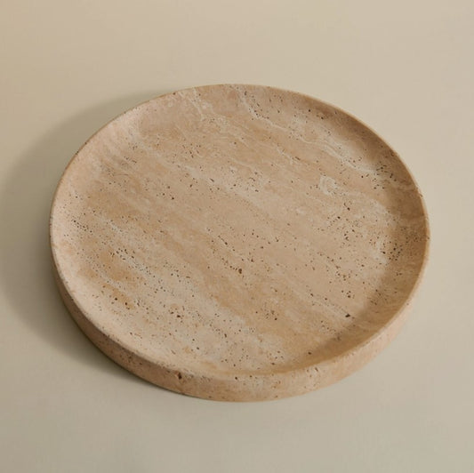 Elegant travertine tray by Allied Goods, perfect for serving or organizing in modern spaces. Sleek travertine tray, crafted with natural stone for a sophisticated and functional home accent. Allied Goods travertine tray, featuring a smooth surface and timeless design for stylish displays. Durable travertine tray with minimalist design, ideal for serving or showcasing decorative items.